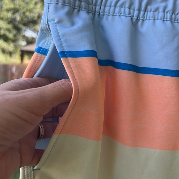 O’Neill Smash Up Volley Swim Trunks Board Shorts sz S Pale Blue - Picture 9 of 11